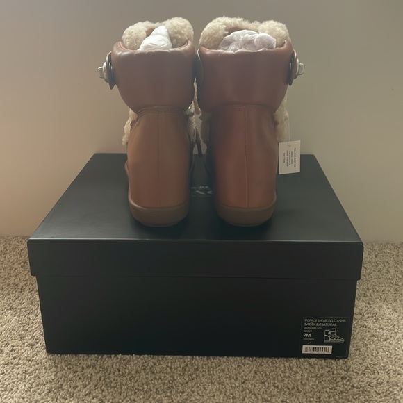 COACH Women’s Monroe shearling Boot size 7 - Picture 4 of 9